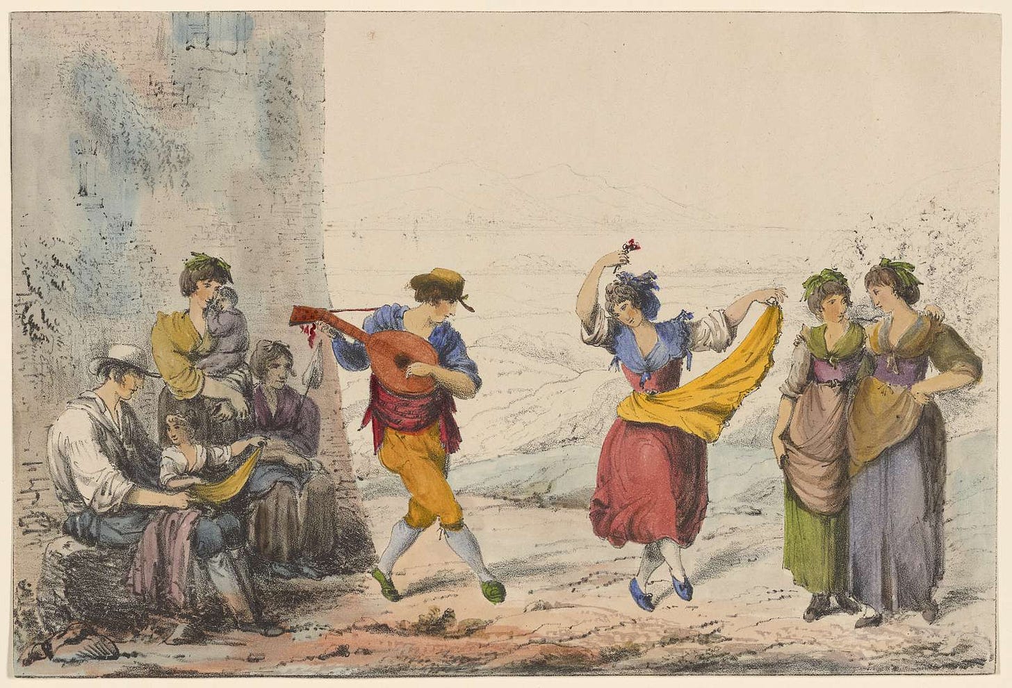 Tarantella dancers] - NYPL's Public Domain Archive Public Domain Search