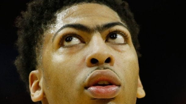 Image result for anthony davis unibrow