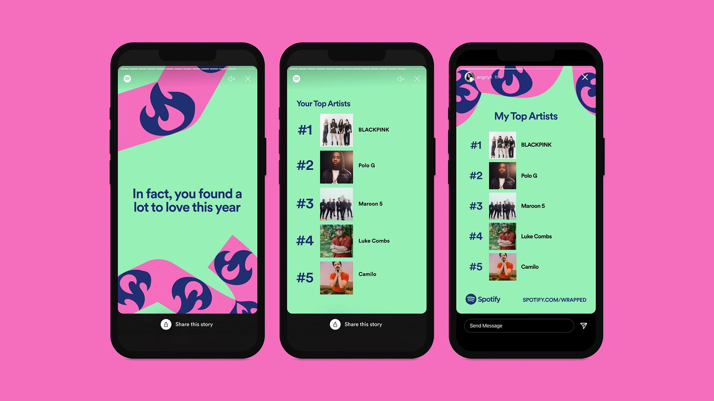 Spotify Wrapped' Recaps Your Listening History for 2021 - MacRumors