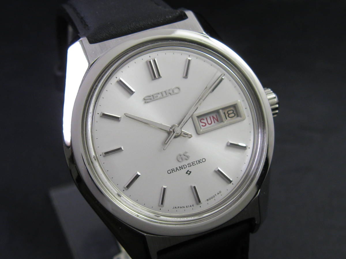 Grand Seiko/Grand Seiko GS Early Model Ref.6146-8000 Cal.6146A Day Date Automatic Overhaul/Polished Manufactured in 1968