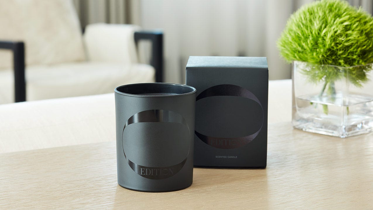 EDITION Hotel Candle | Luxury EDITION Hotel Décor by Ian Schrager