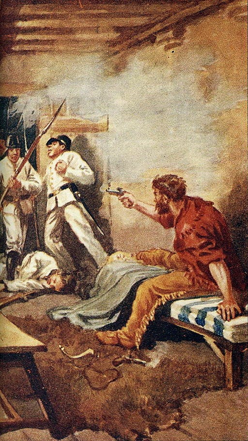 Death of James Bowie by Charles A. Stephens