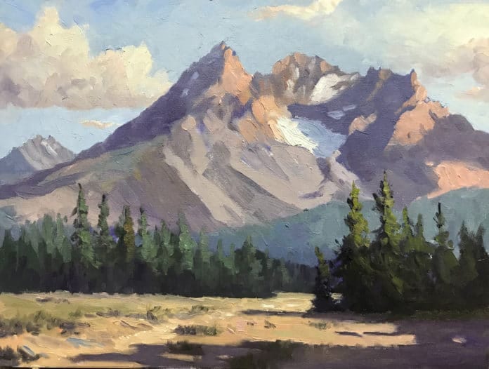 Painting mountains - OutdoorPainter.com