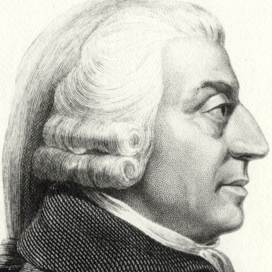 Adam Smith, considered the father of economics.