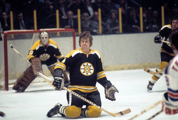 Boston Bruins Bobby Orr in action vs New York Rangers at Madison Square Garden. Game 6. New York, NY 5/11/1972 CREDIT: Neil Leifer
