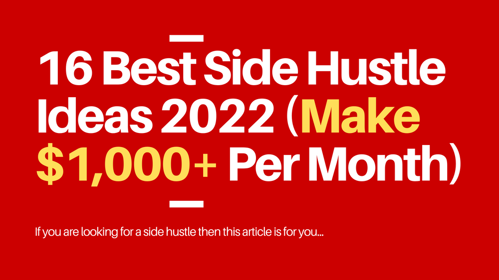 Cover image - 16 side hustles