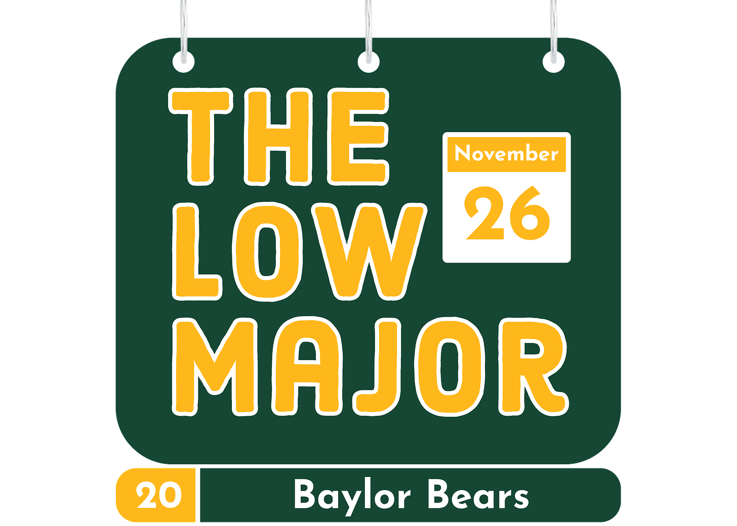 Name-a-Day Calendar Baylor logo