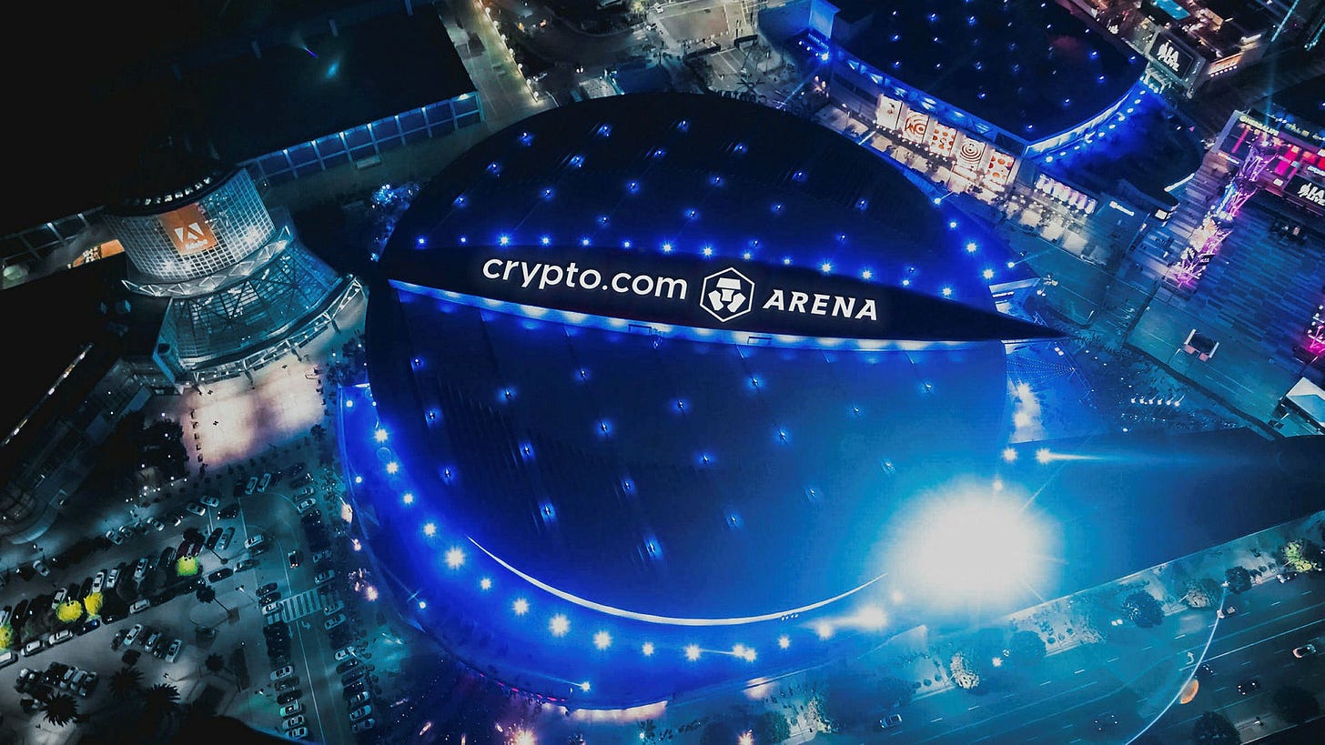 Staples Center in Los Angeles to be renamed Crypto.com Arena | Financial  Times