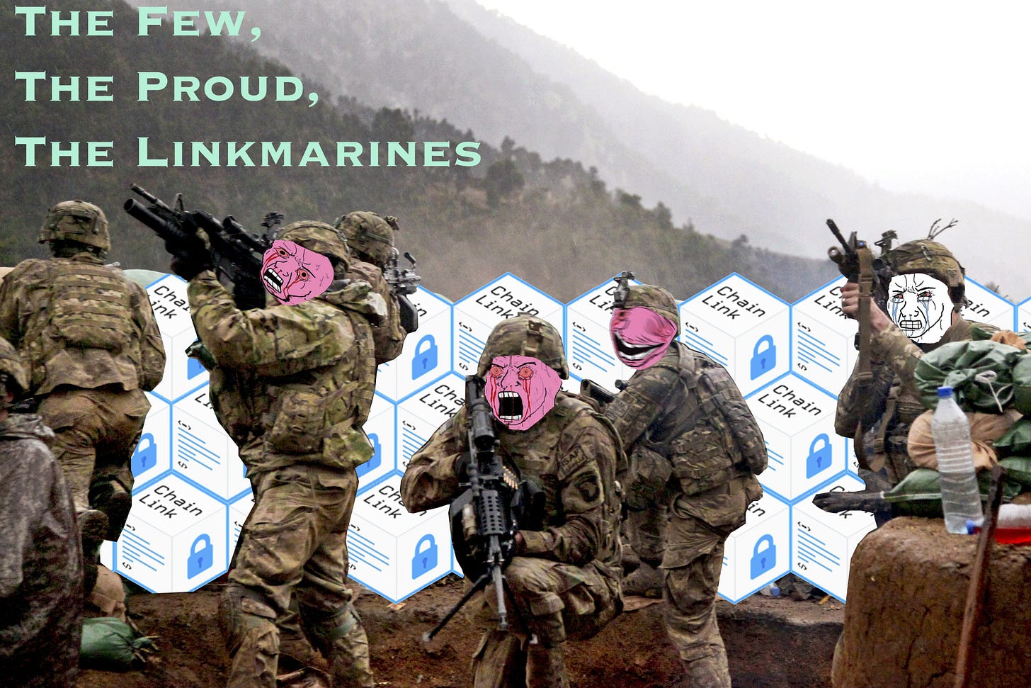 Lenny on Twitter: "$LINK marines defending their coin with their lives.  #crypto #memes #chainlink https://t.co/FOMCGOK5ap" / Twitter
