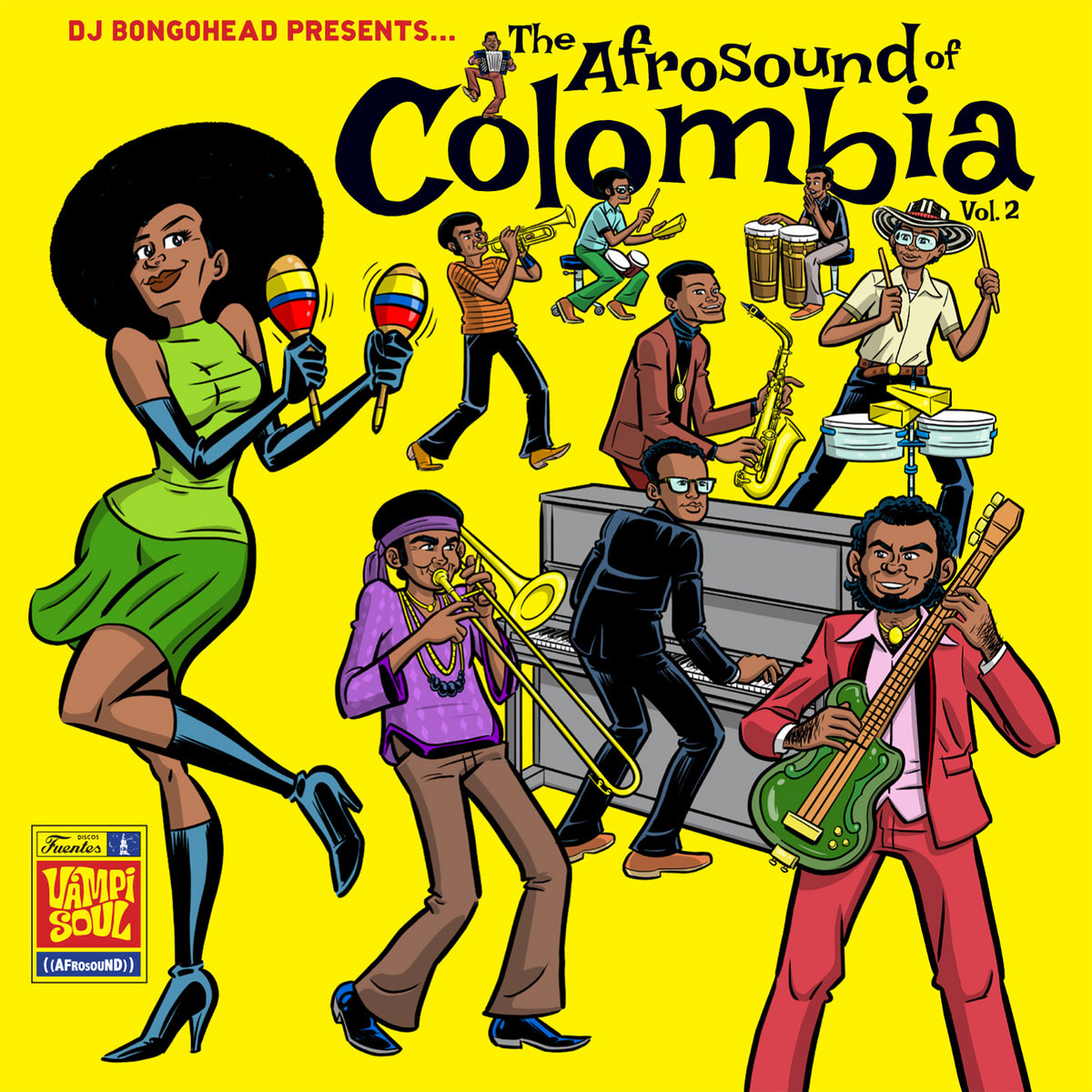 The Afrosound Of Colombia Vol. 2 cover