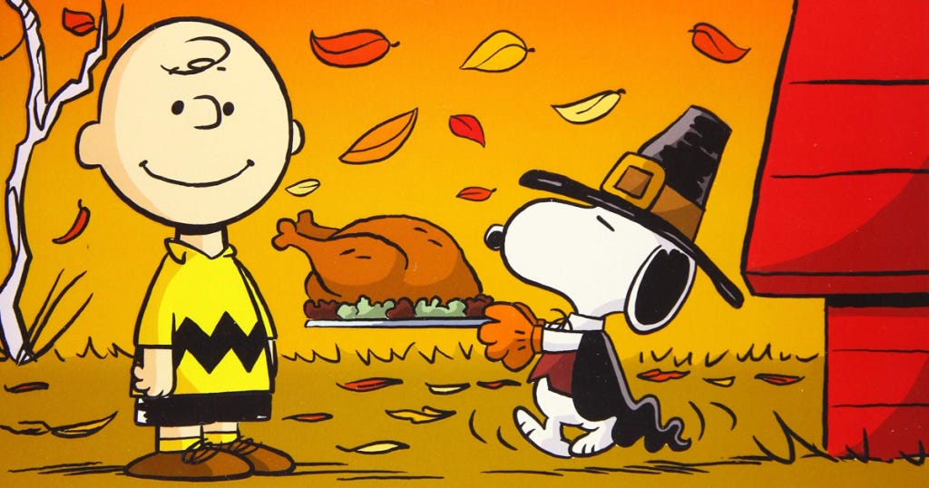 A Charlie Brown Thanksgiving" Will Air on ABC on Thanksgiving Eve