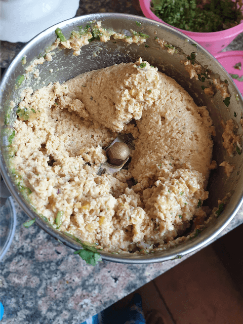 cooled minced blend