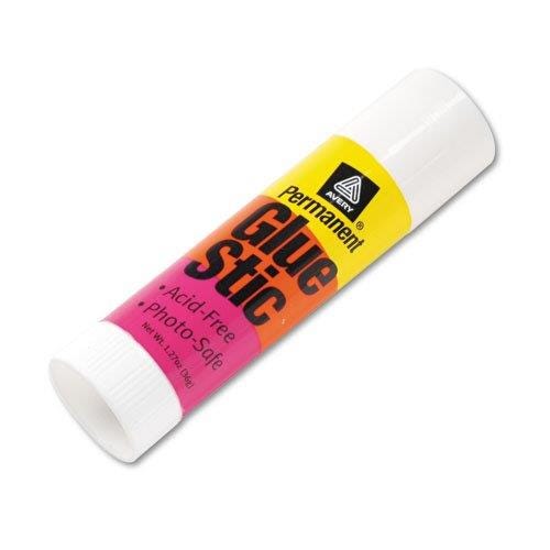 Bulk Permanent Glue Stick, 1.27Oz, White: Avery 00196 (48 Glue ...