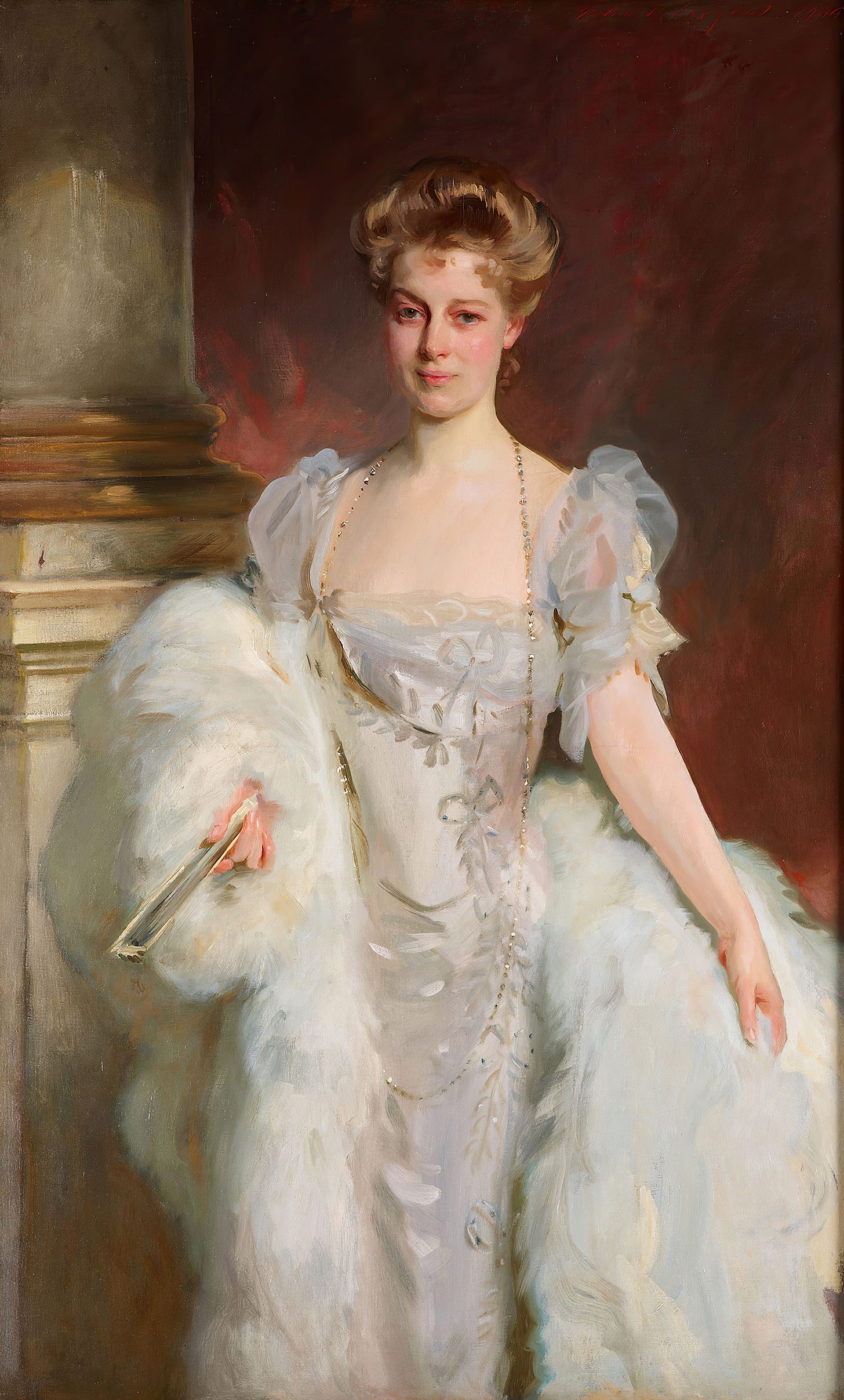Portrait of Mrs. J.P. Morgan, Jr. (nee Jane Norton Grew, 1868-1925) (ca 1905)