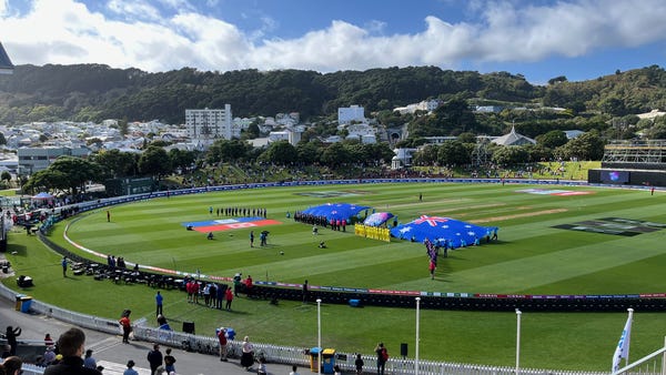 NZ v Aus at the Basin Reserve, Cricket World Cup 2022. Let's not dwell on the result ...