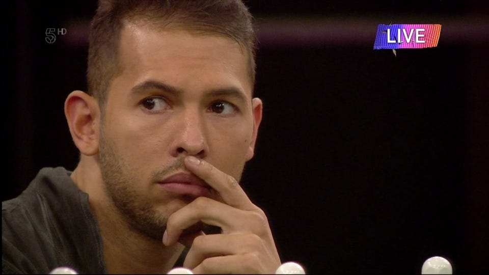 Channel 5 bosses removed Andrew from the house Channel 5 bosses removed Andrew from the house
