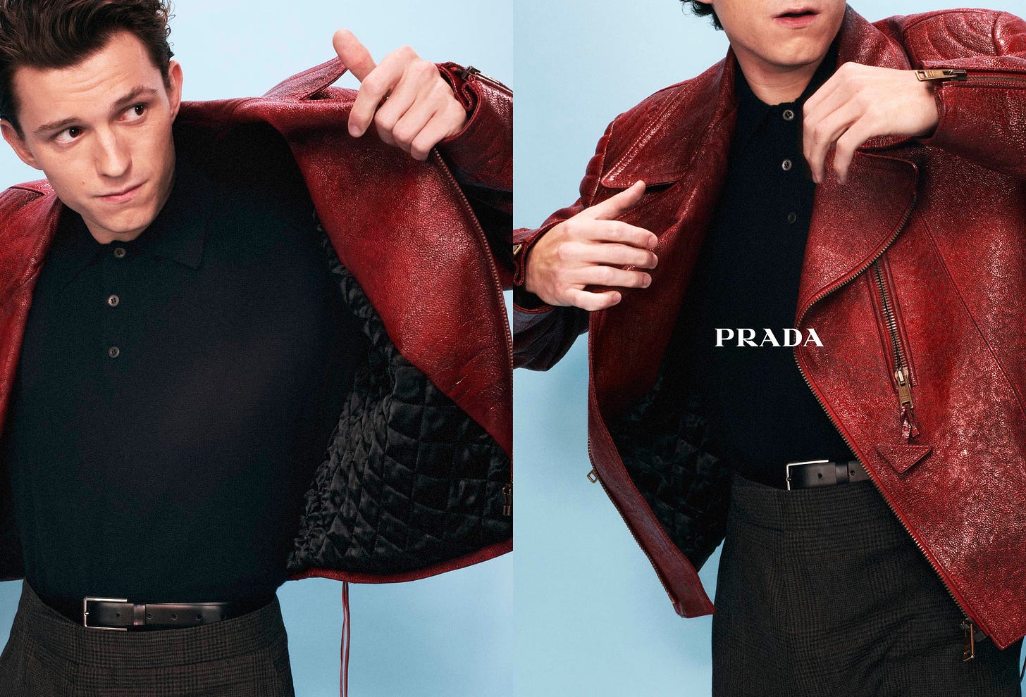 Tom Holland Strikes a Pose in Prada Campaign
