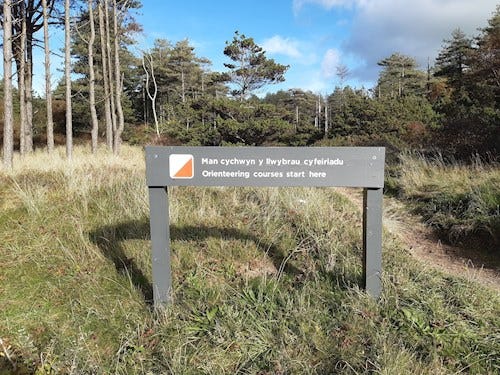 Orienteering sign