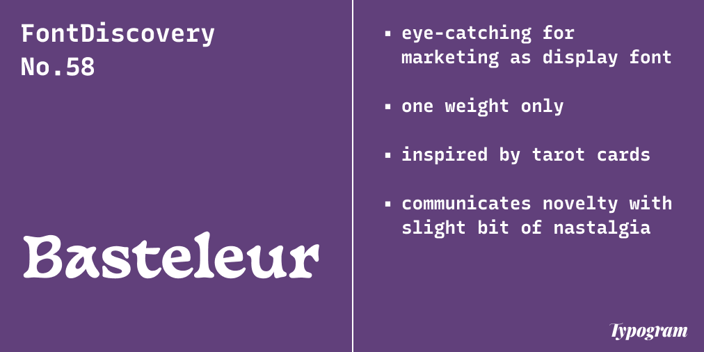 infographic of Basteleur