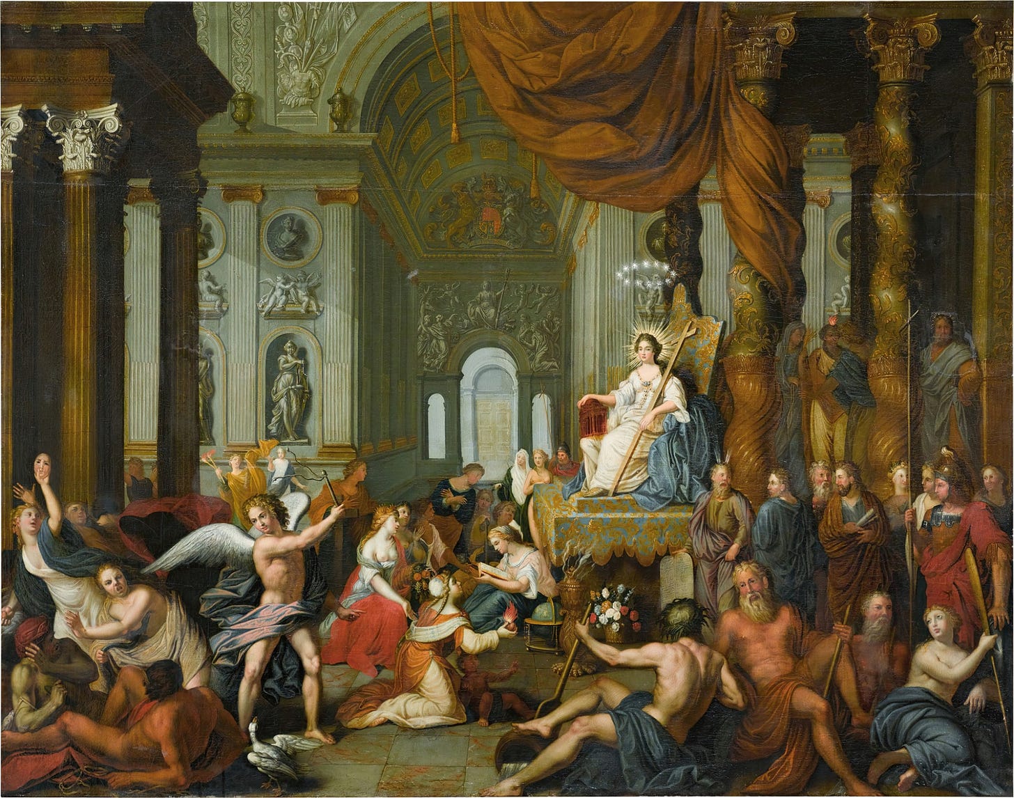 An Allegory of the Church of England by English School