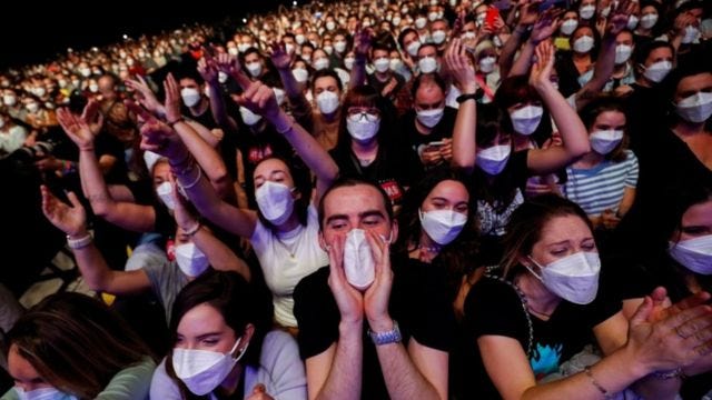 Coronavirus: las medidas que permitieron realizar un concierto con 5.000  personas y que solo se detectaran 6 casos positivos - BBC News Mundo