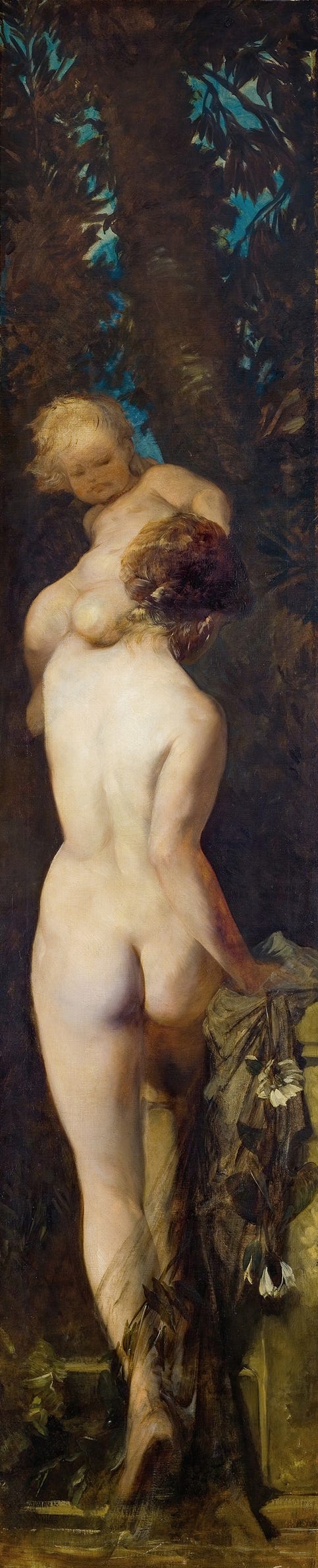 Die fünf Sinne;Das Gefühl (1872-1879) by Hans Makart