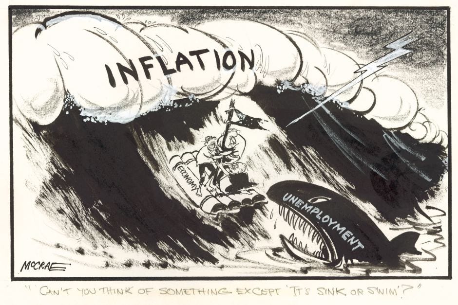 Gough Whitlam inflation wave cartoon - ABC News (Australian Broadcasting  Corporation)