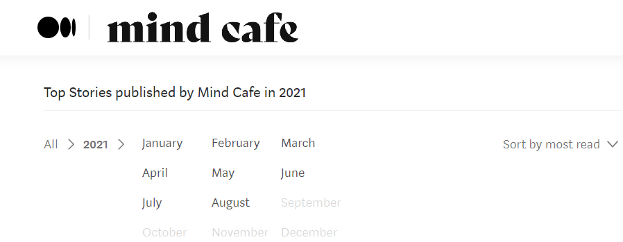 The archive of Mind Cafe on Medium.