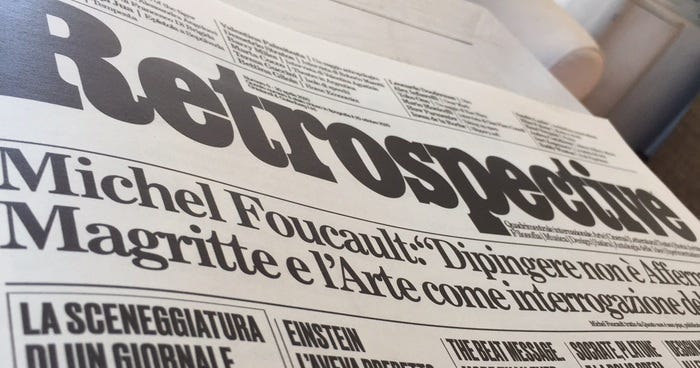 Da Londra a Milano 'Retrospective', giornale oltre le mode - Abruzzo -  ANSA.it