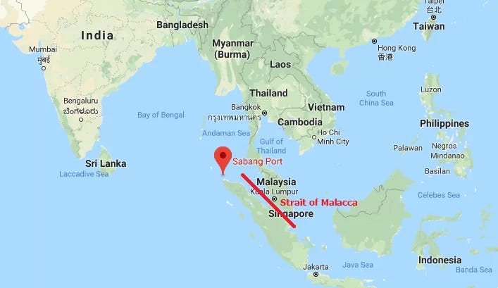 India can 'no longer' choke China at the Strait Of Malacca as Beijing finds  solution