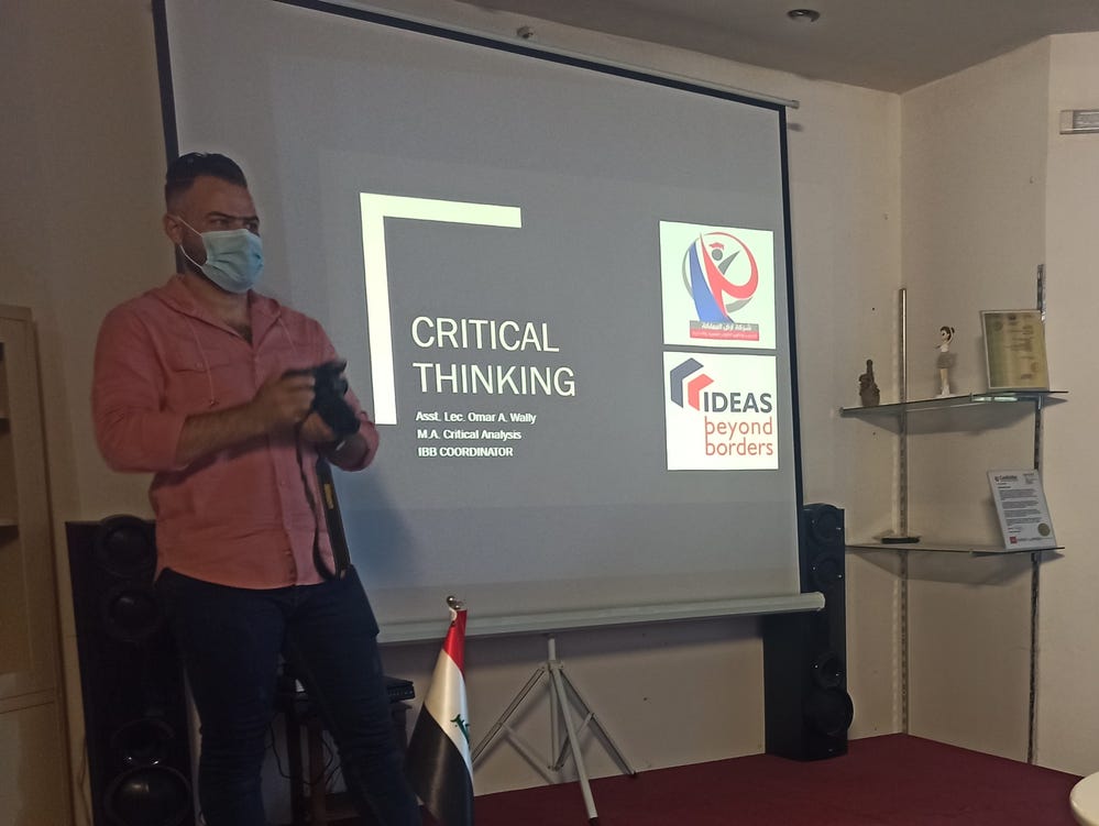 Presentation at the first critical thinking workshop in my hometown