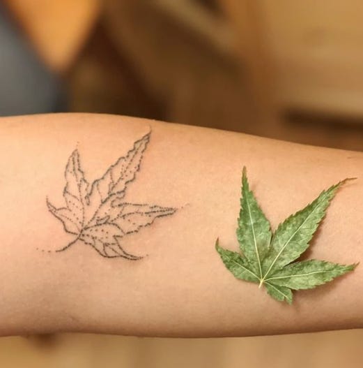 Leaf Tattoos | POPSUGAR Beauty