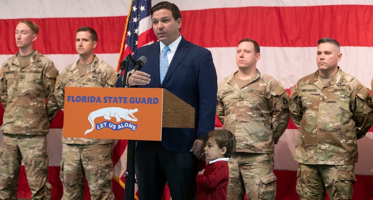 DeSantis wants $100 million in state budget for Florida National Guard