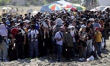 Image result for Free Image of Mass Migration. Size: 166 x 100. Source: www.detective-store.com