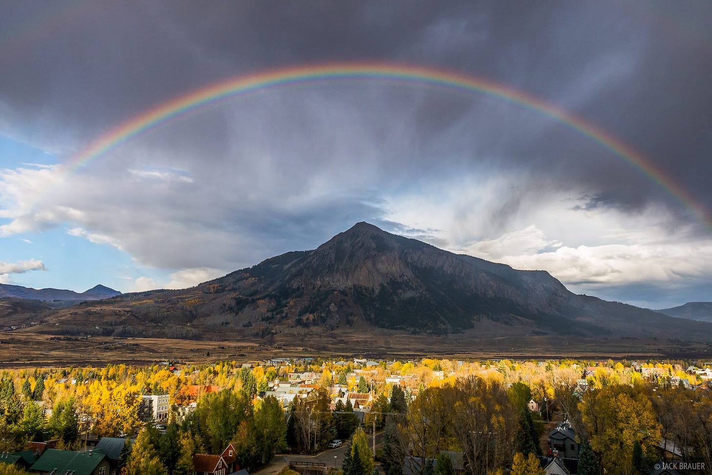 Rainbow Over Crested Butte | Crested Butte, Colorado ...