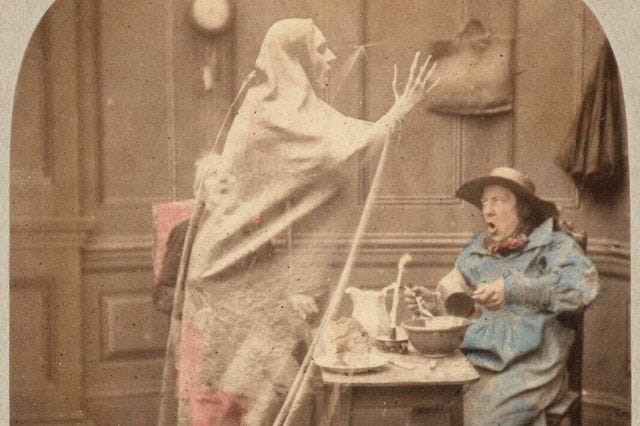 A Victorian "photo" of a ghost
