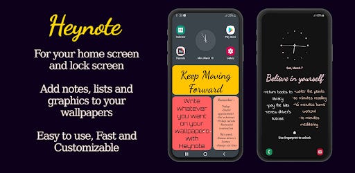 Heynote - Wallpaper Notes - Apps on Google Play