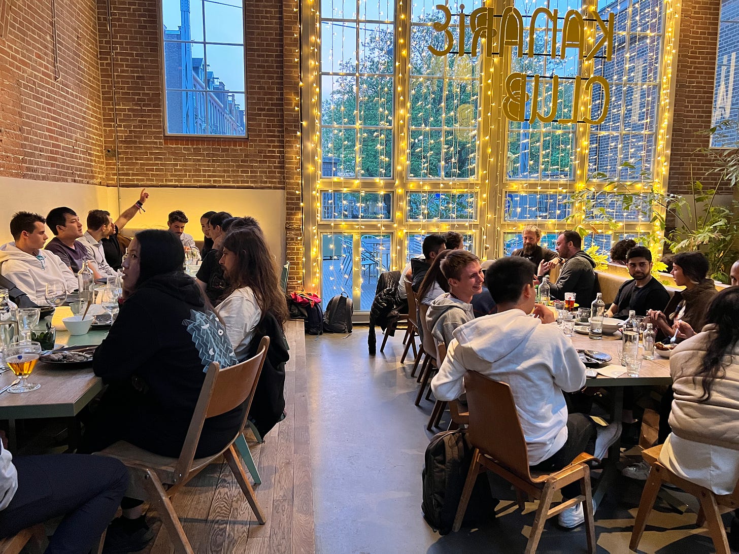 Zeitgeist & friends dinner at Devconnect in Amsterdam.