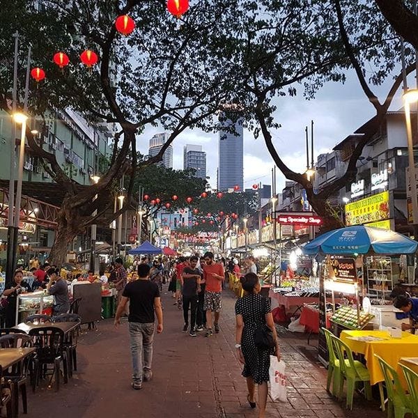 Jalan Alor Night Market, Kuala Lumpur.
