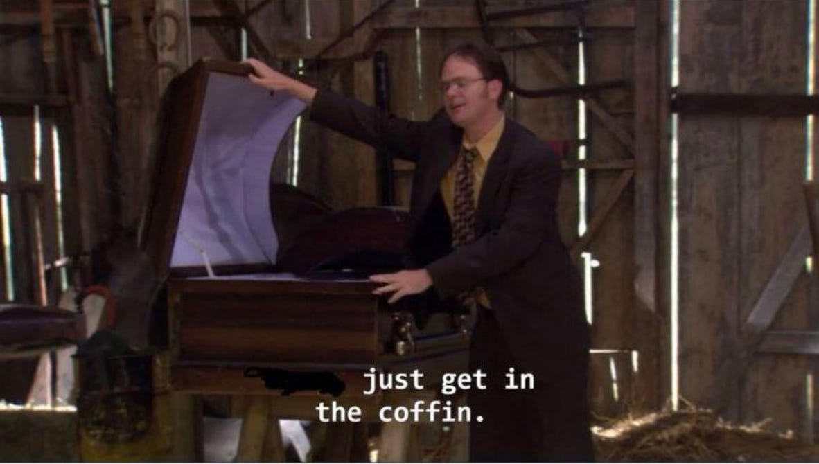 Just get in the coffin Blank Template - Imgflip