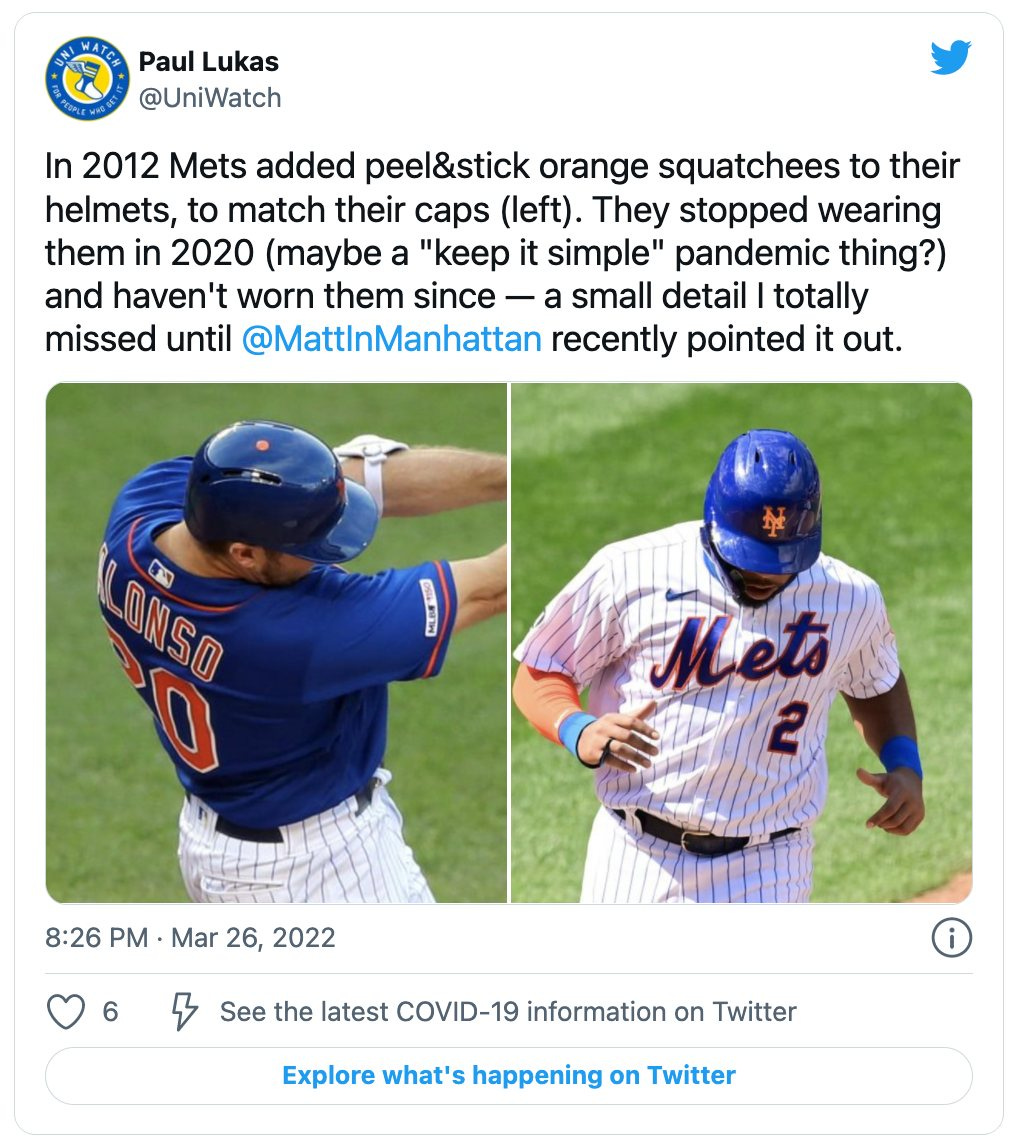 The 2022 Uni Watch MLB Season Preview - by Paul Lukas