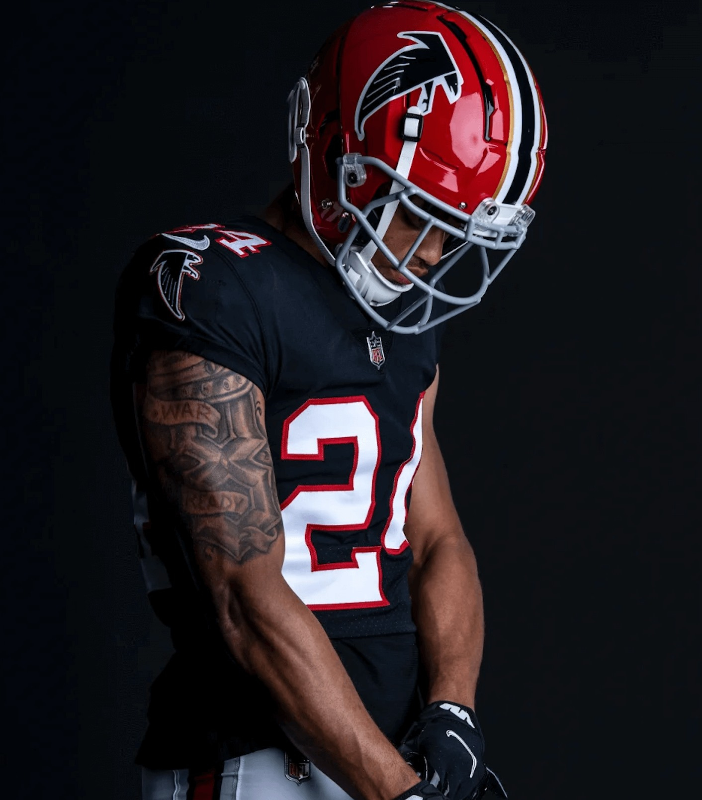 A reminder that the Atlanta Falcons will wear throwback uniforms