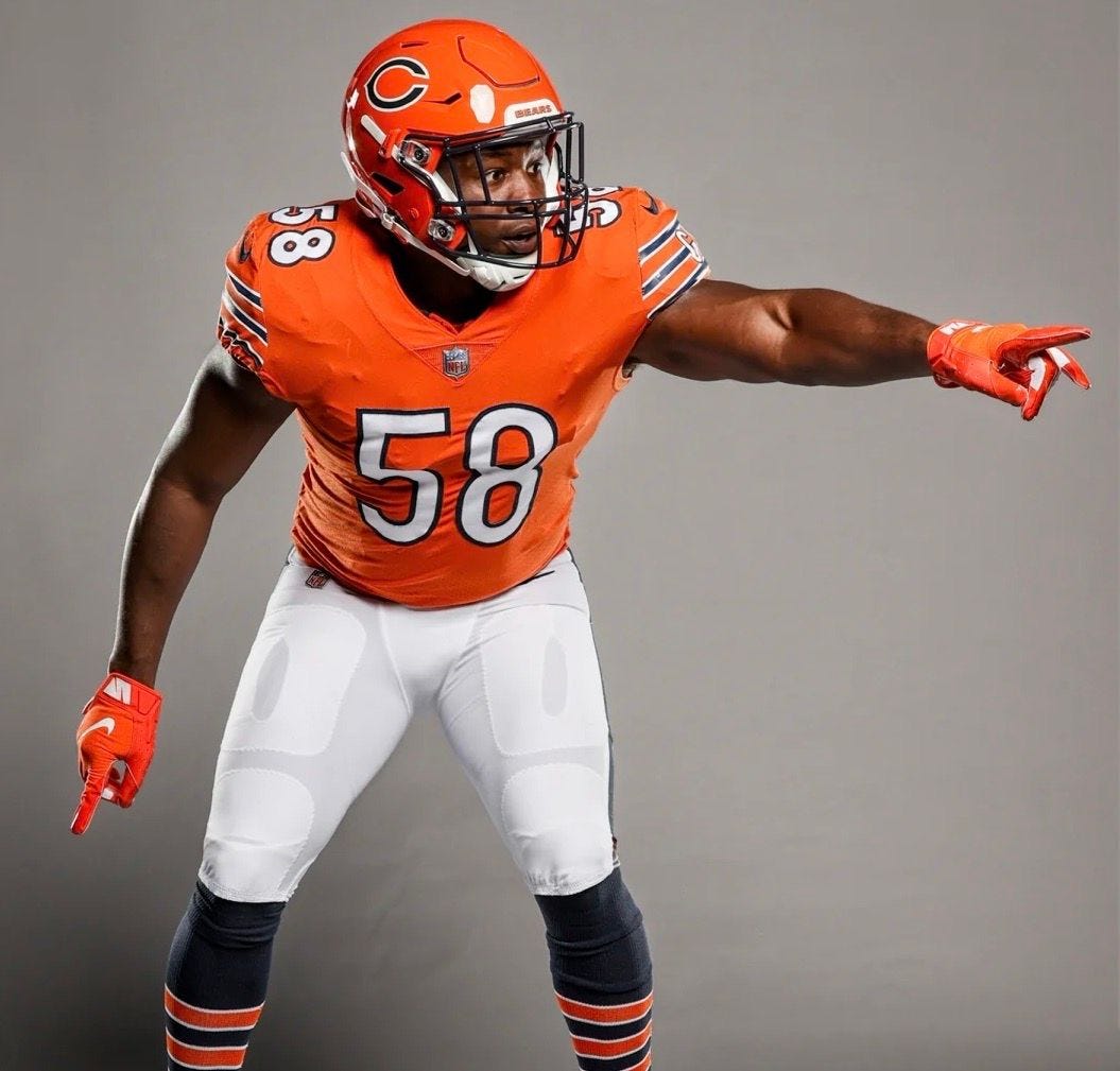 Chicago Bears orange jersey to debut against Miami Dolphins - The Phinsider