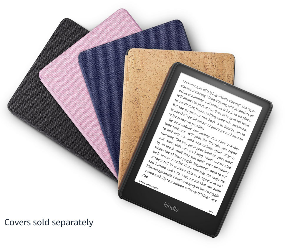 Amazon.com: Kindle Paperwhite Signature Edition Essentials Bundle including Kindle  Paperwhite Signature Edition - Wifi, Without Ads, Amazon Leather Cover, and  Wireless charging dock : Clothing, Shoes & Jewelry