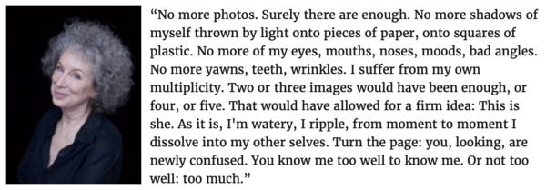 No More Photos by Margaret Atwood from Goodreads