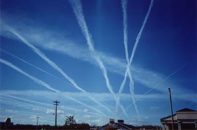 Clouds and Contrails