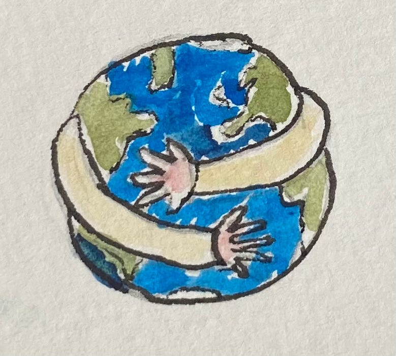 Earth gets a hug