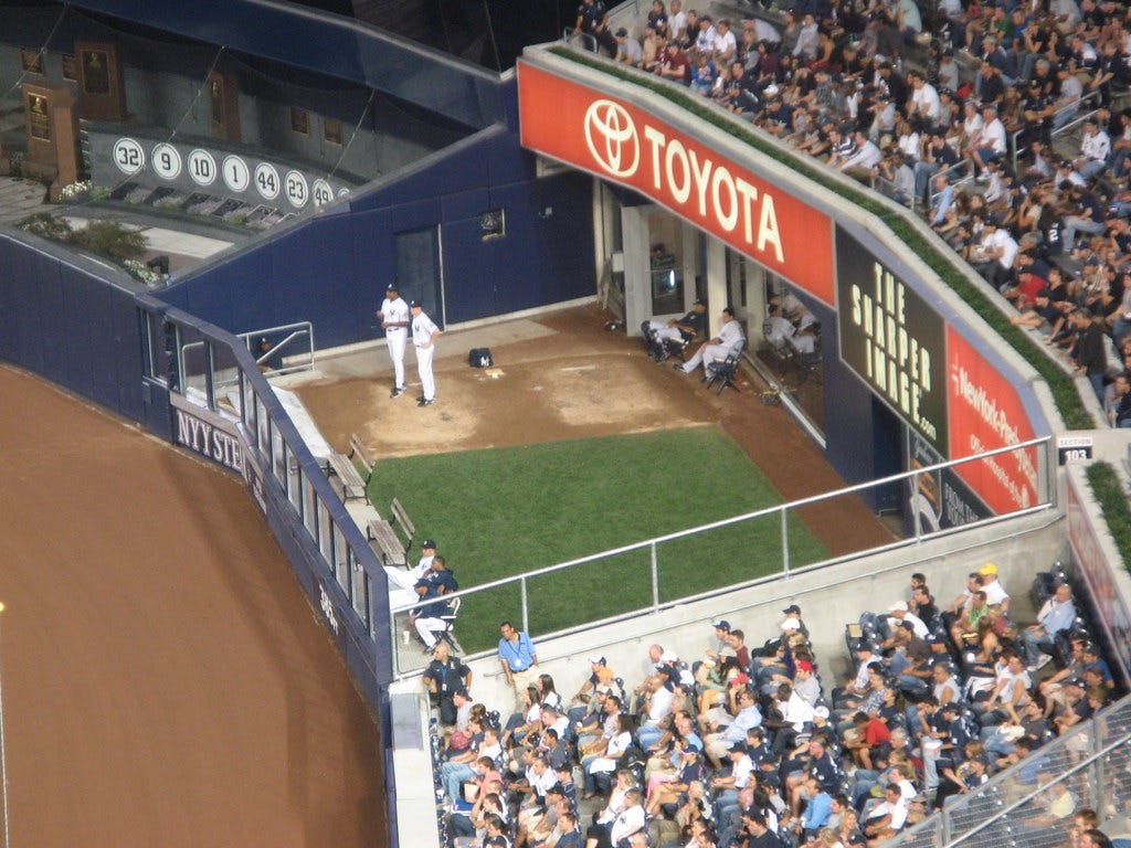 Yankee Stadium, 09/15/09: Yankees' bullpen (IMG_9081) | Flickr