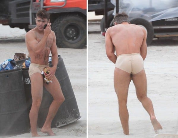 zac efron tight underwear for bad grandpa 2015