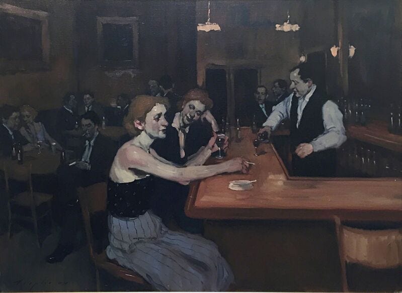 Malcolm T. Liepke | Bar Scene (2000) | Available for Sale | Artsy
